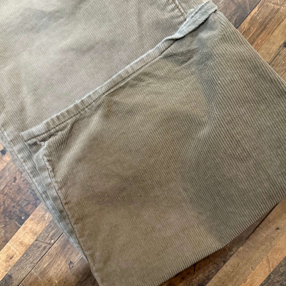 Mens J. Crew Straight Leg Corduroy Pants 36x30 Tan Cotton Casual Trousers - Picture 6 of 8